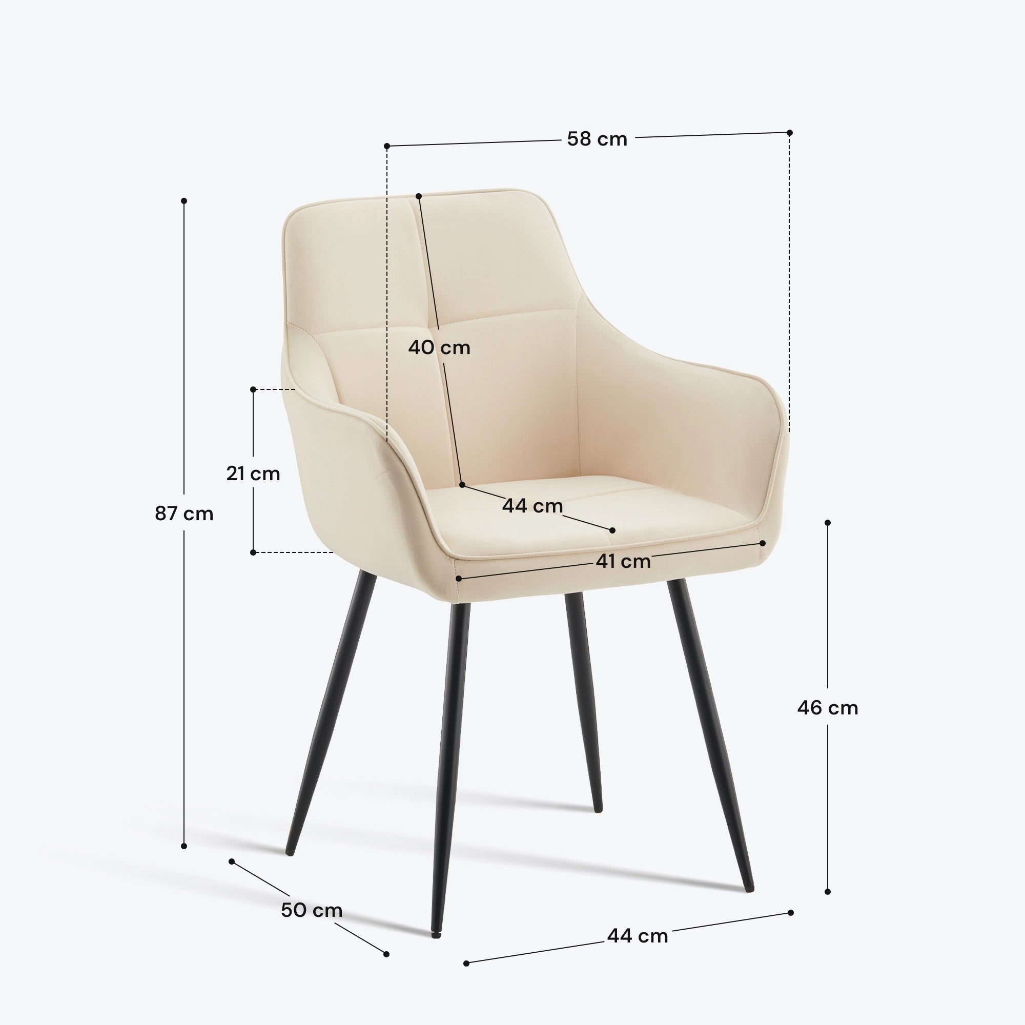 Aven Velvet Dining Chairs