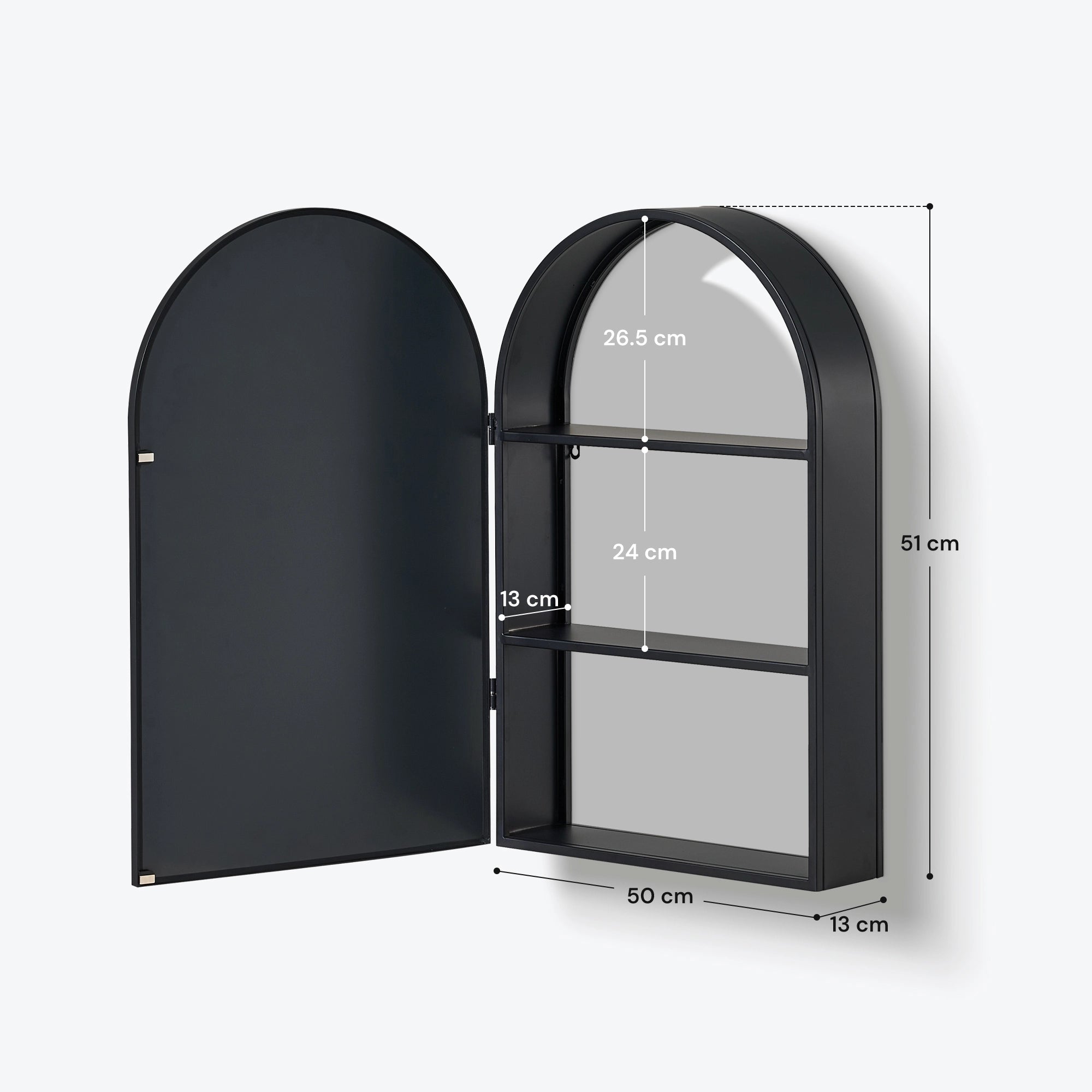 Margot Bathroom Mirror Cabinet