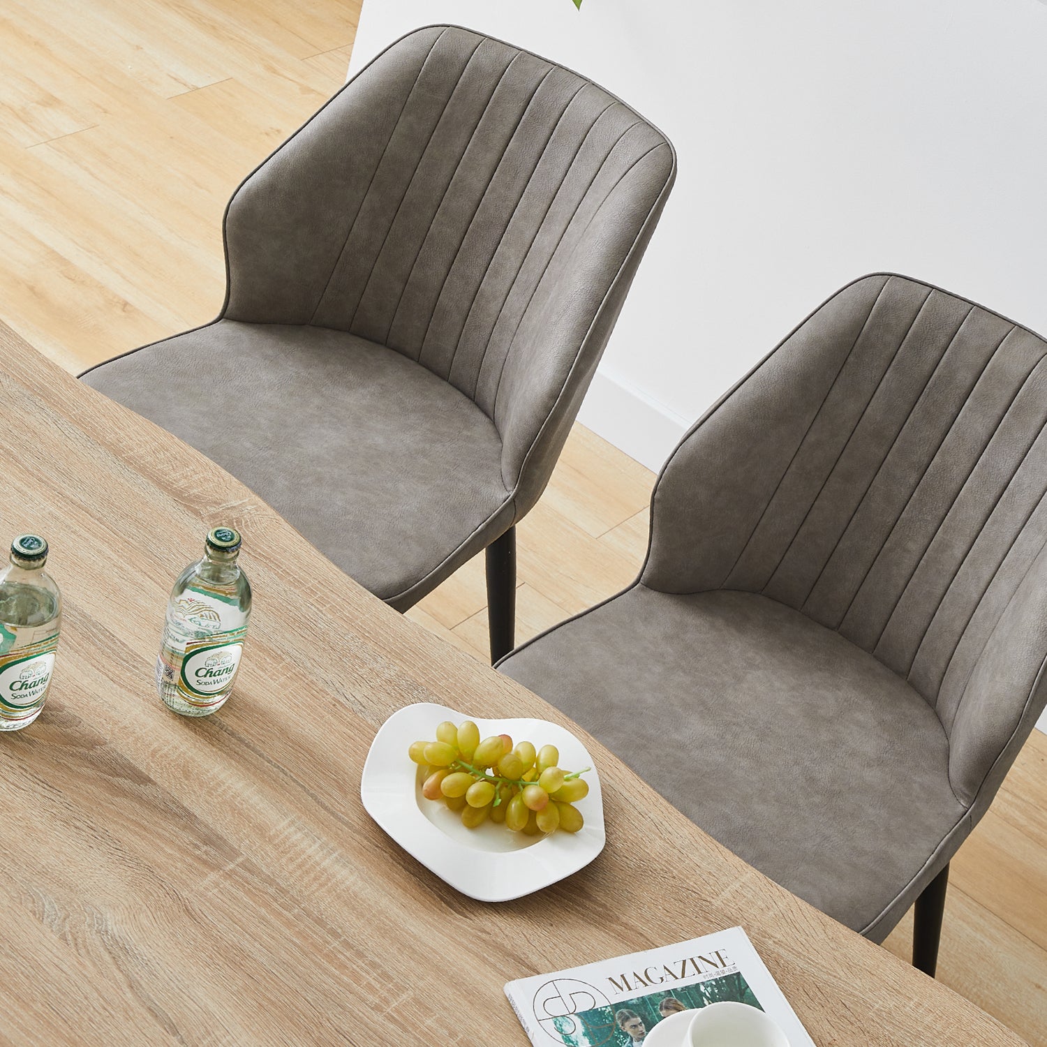 Danforth Faux Leather Dining Chairs