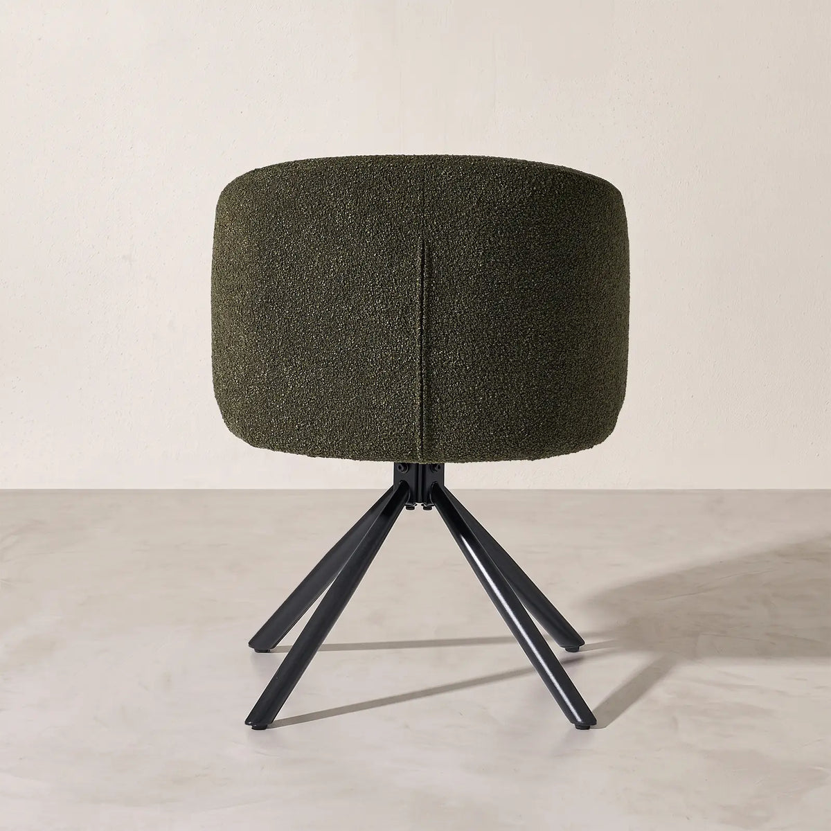 Cleo Bouclé Swivel Chair