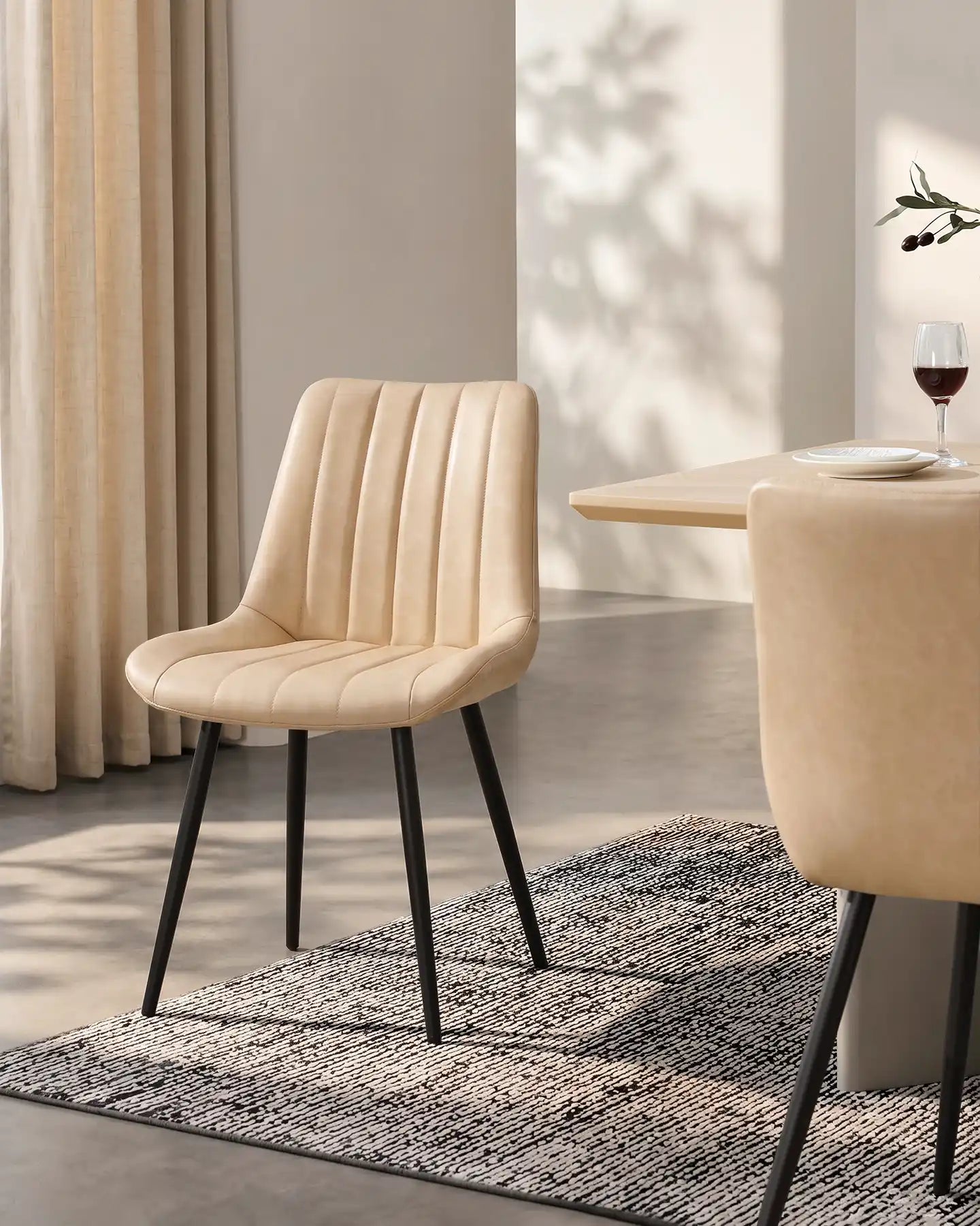 Clair Faux Leather Dining Chairs