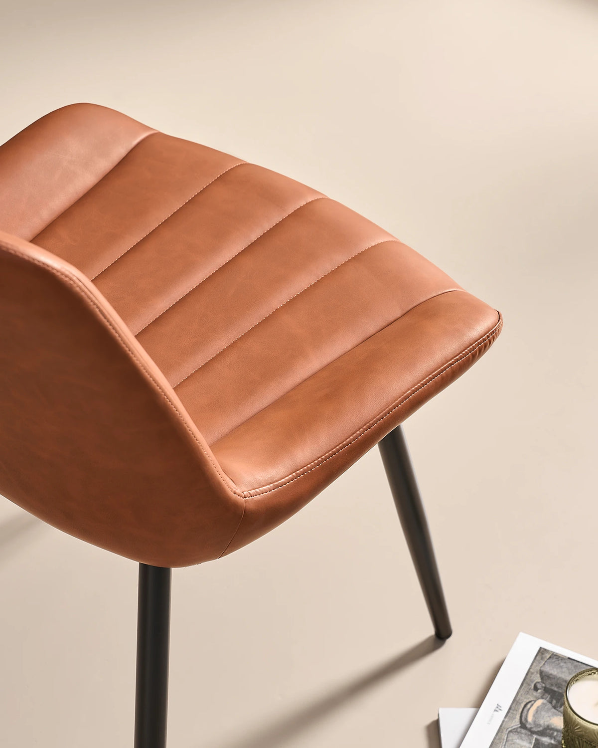 Clair Eetkamerstoelen van Kunstleer