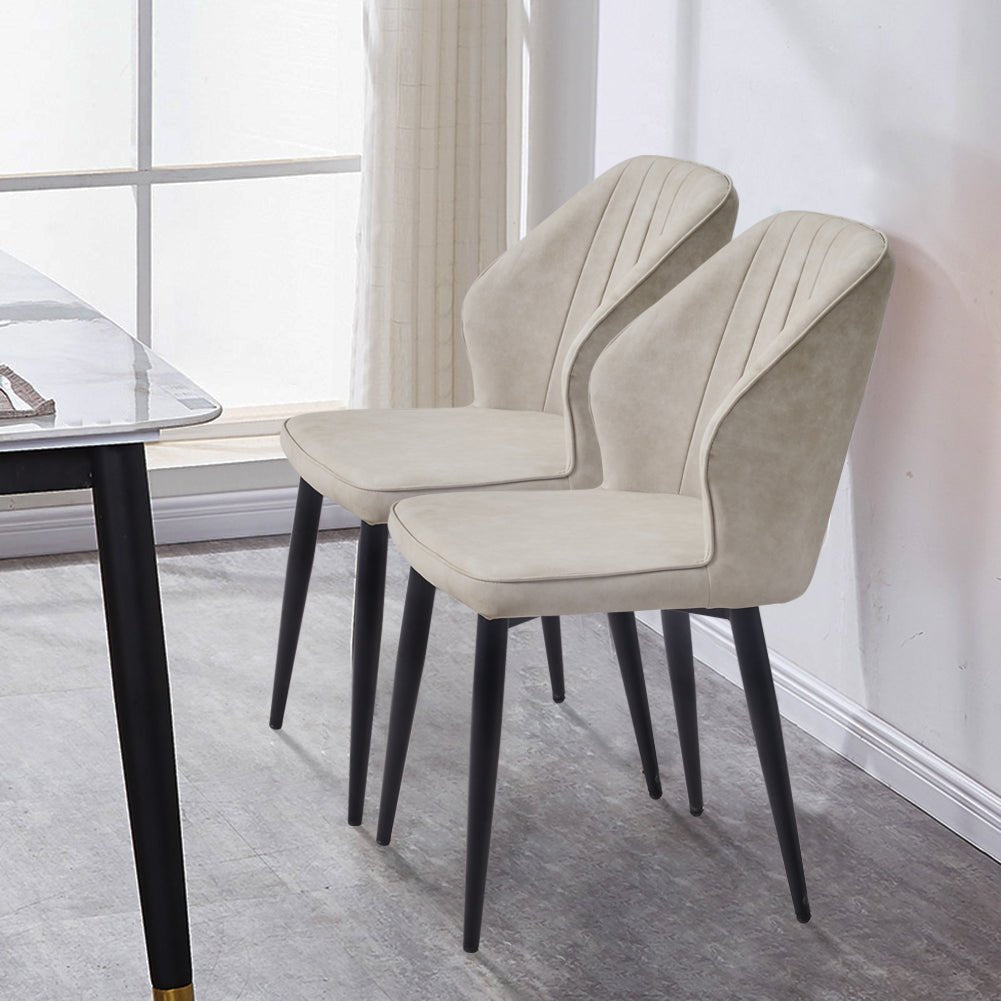 Danforth Faux Leather Dining Chairs