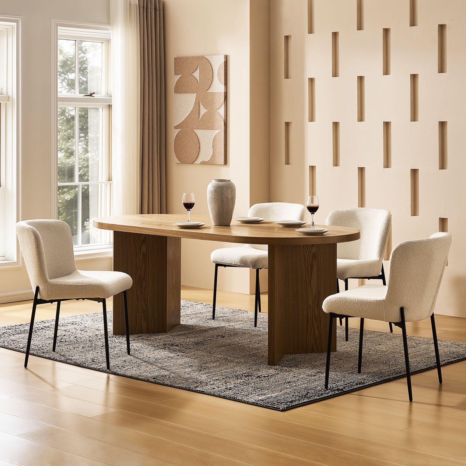 Celeste Bouclé Dining Chairs