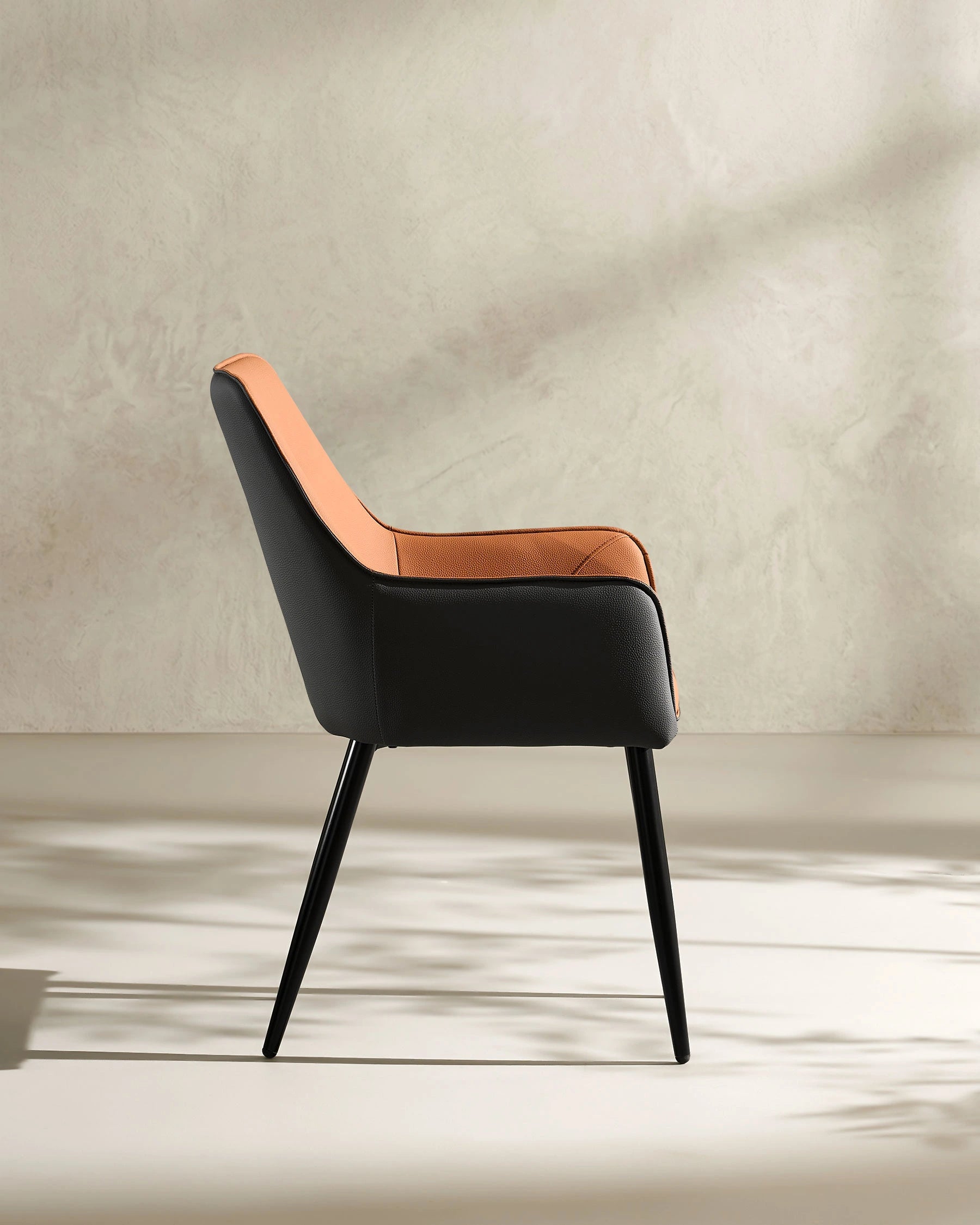Maxine Two-Tone Faux Leather Dining Chairs
