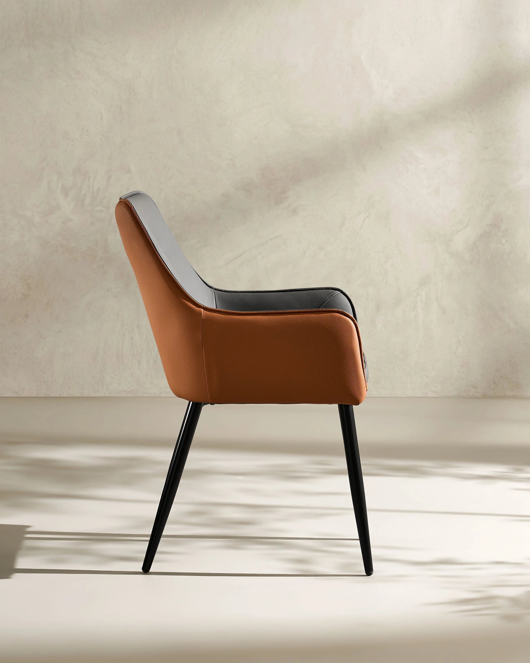 Maxine Two-Tone Faux Leather Dining Chairs