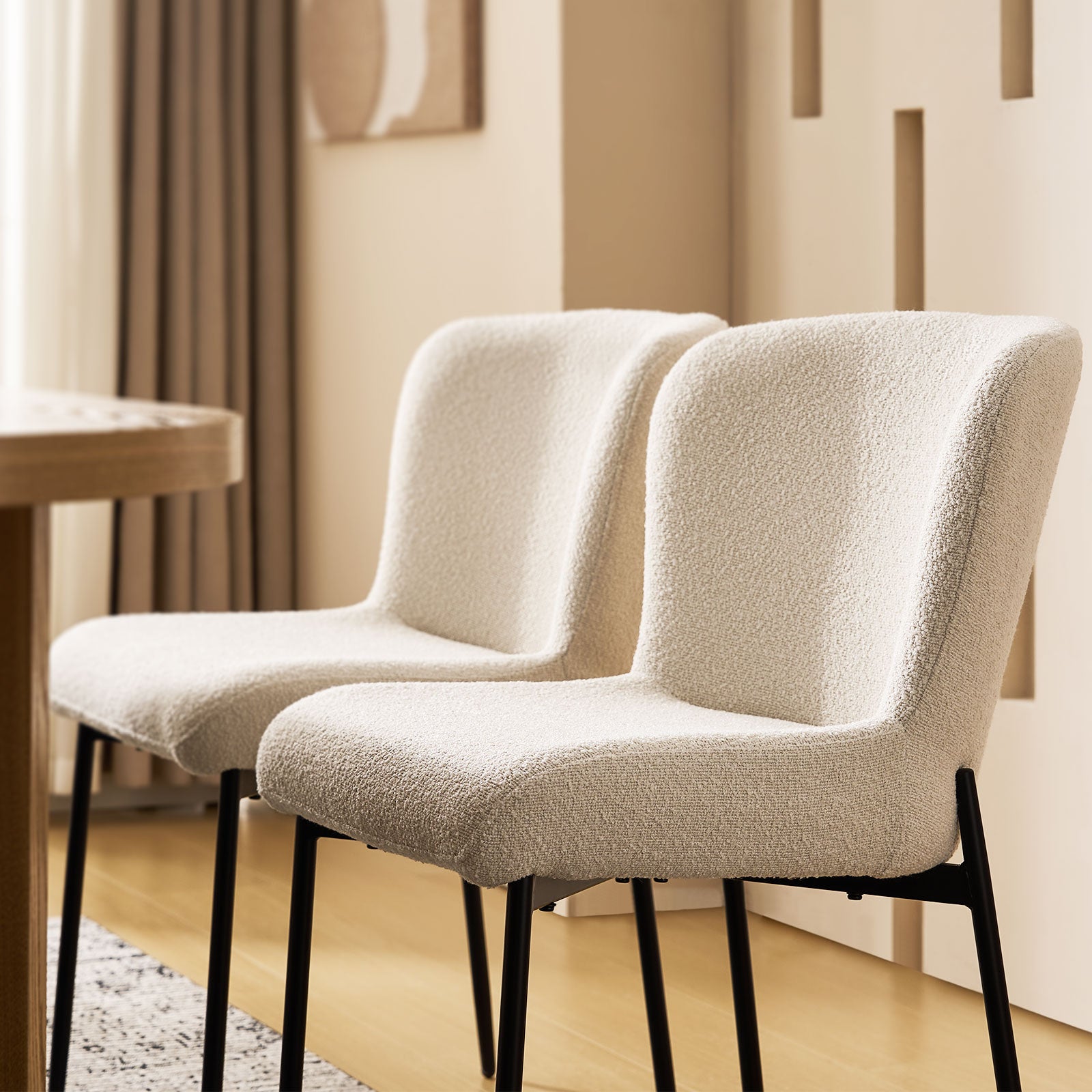 Celeste Bouclé Dining Chairs