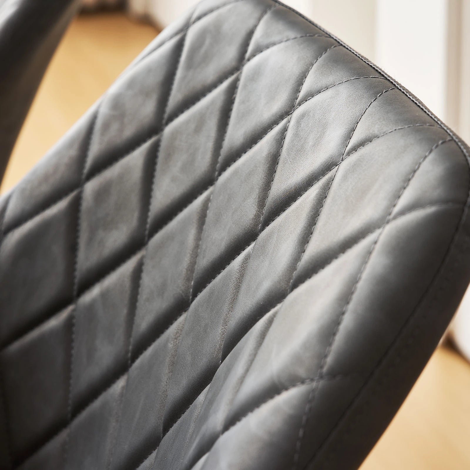 Moree Faux Leather Swivel Chairs