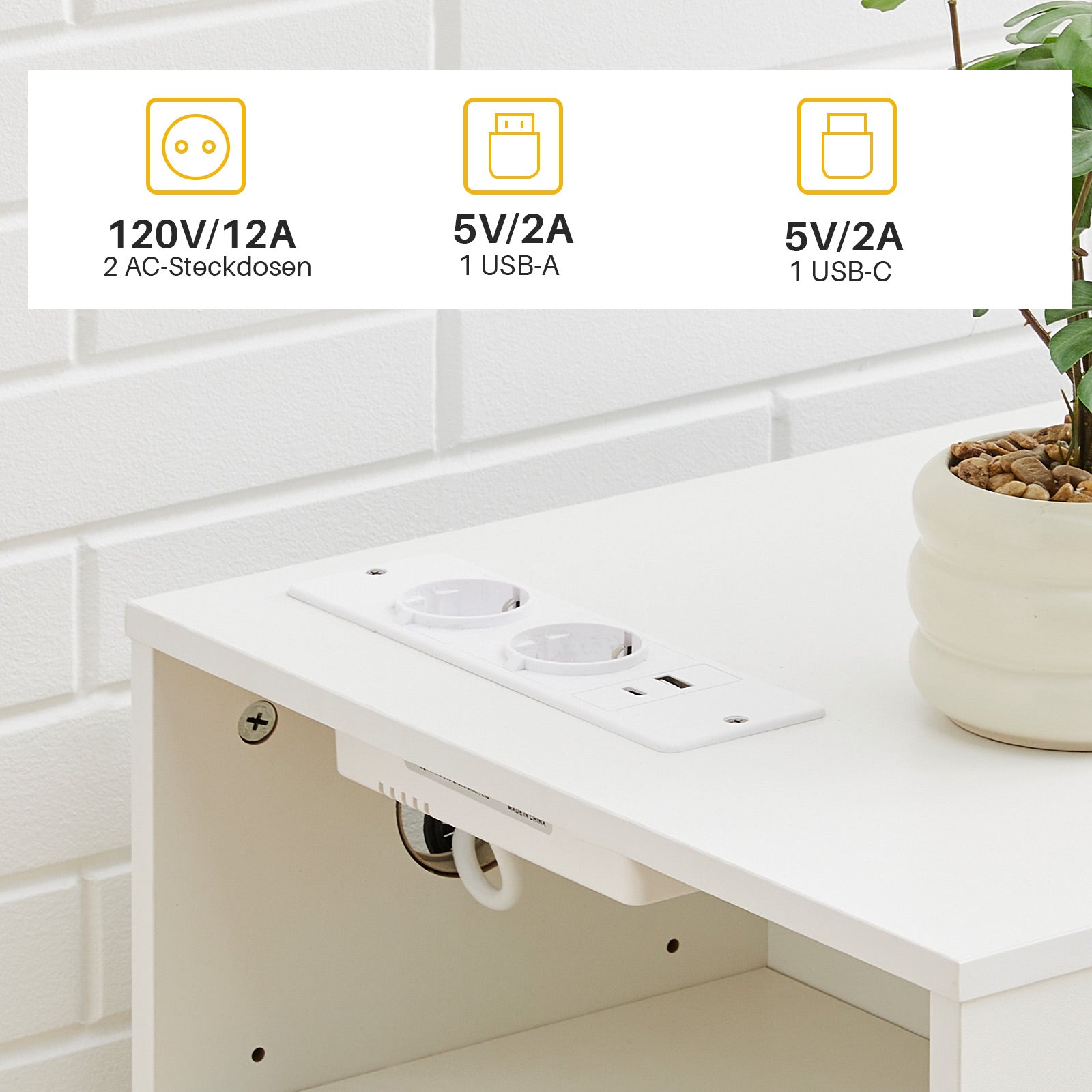 Wide Mobile Filing Cabinet with 3 Drawers and Open Storage