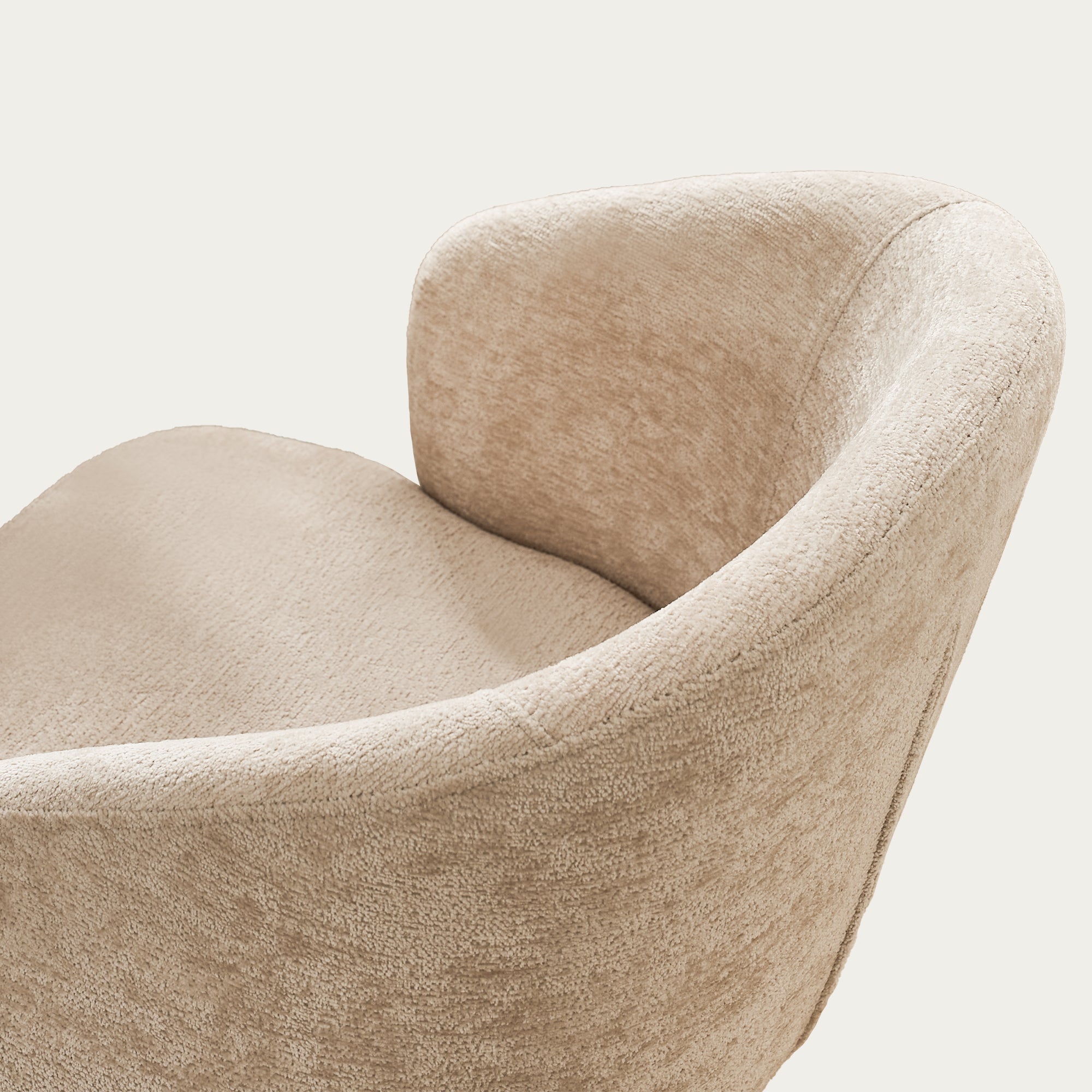 Cleo Chenille Swivel Chair