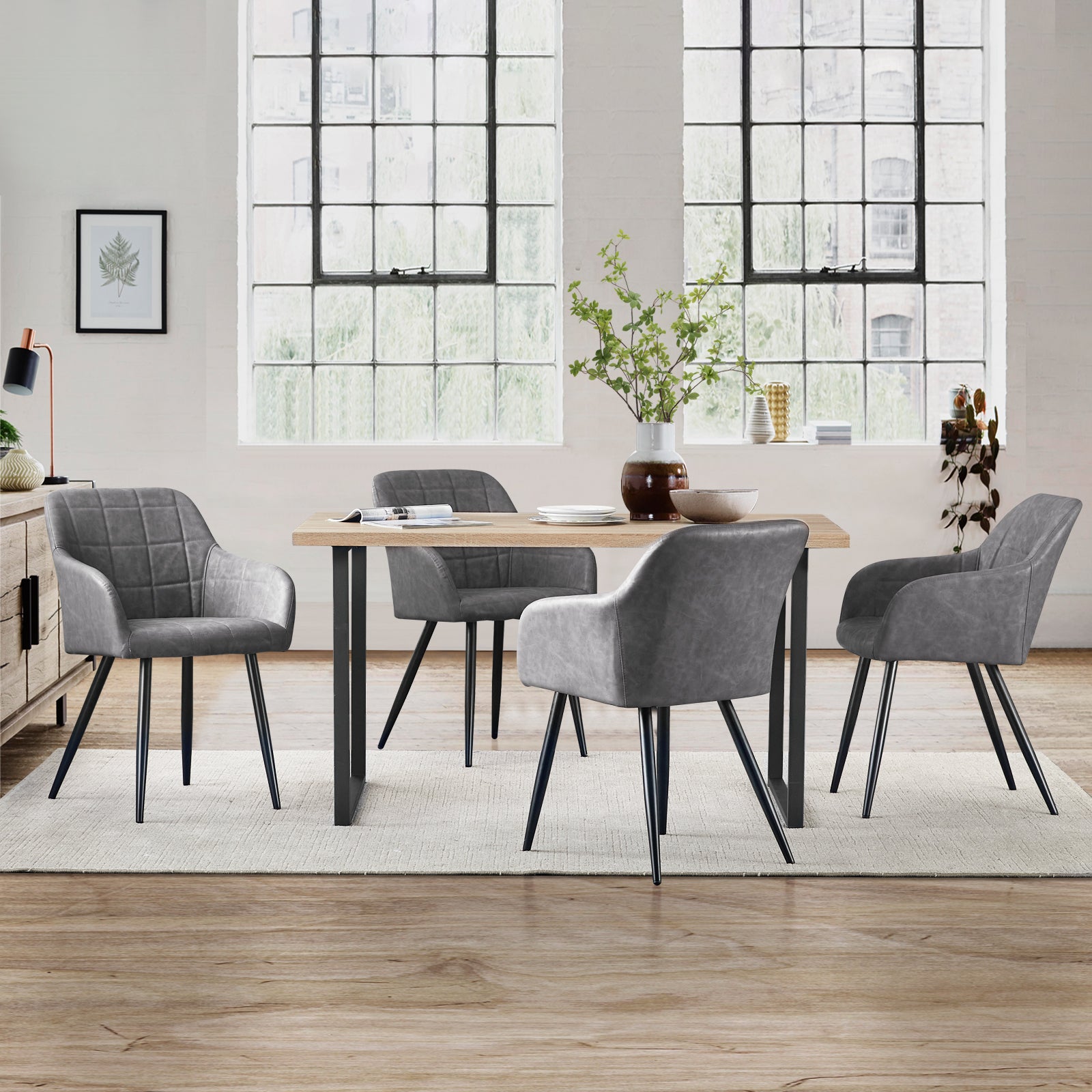 Bloor Faux Leather Dining Chairs