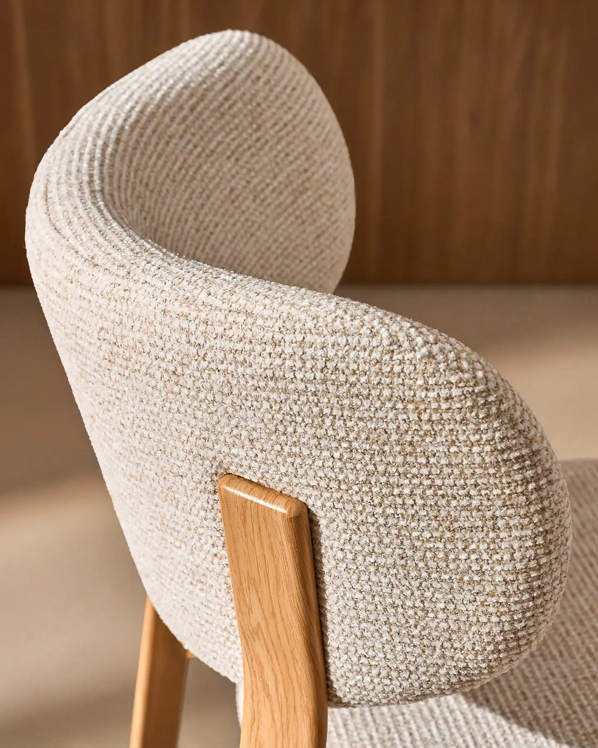 Bramley Beige Chenille Dining Chairs