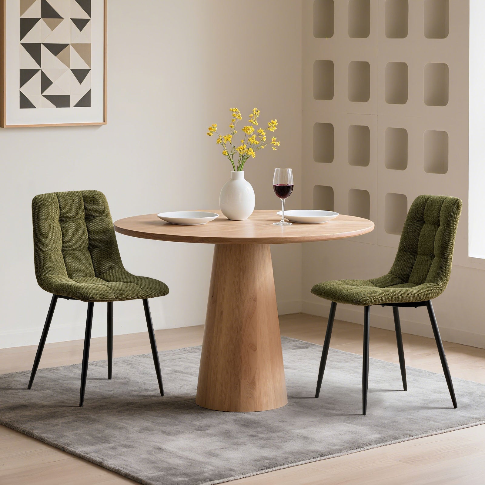 Christie Dining Chair in Linen Blend