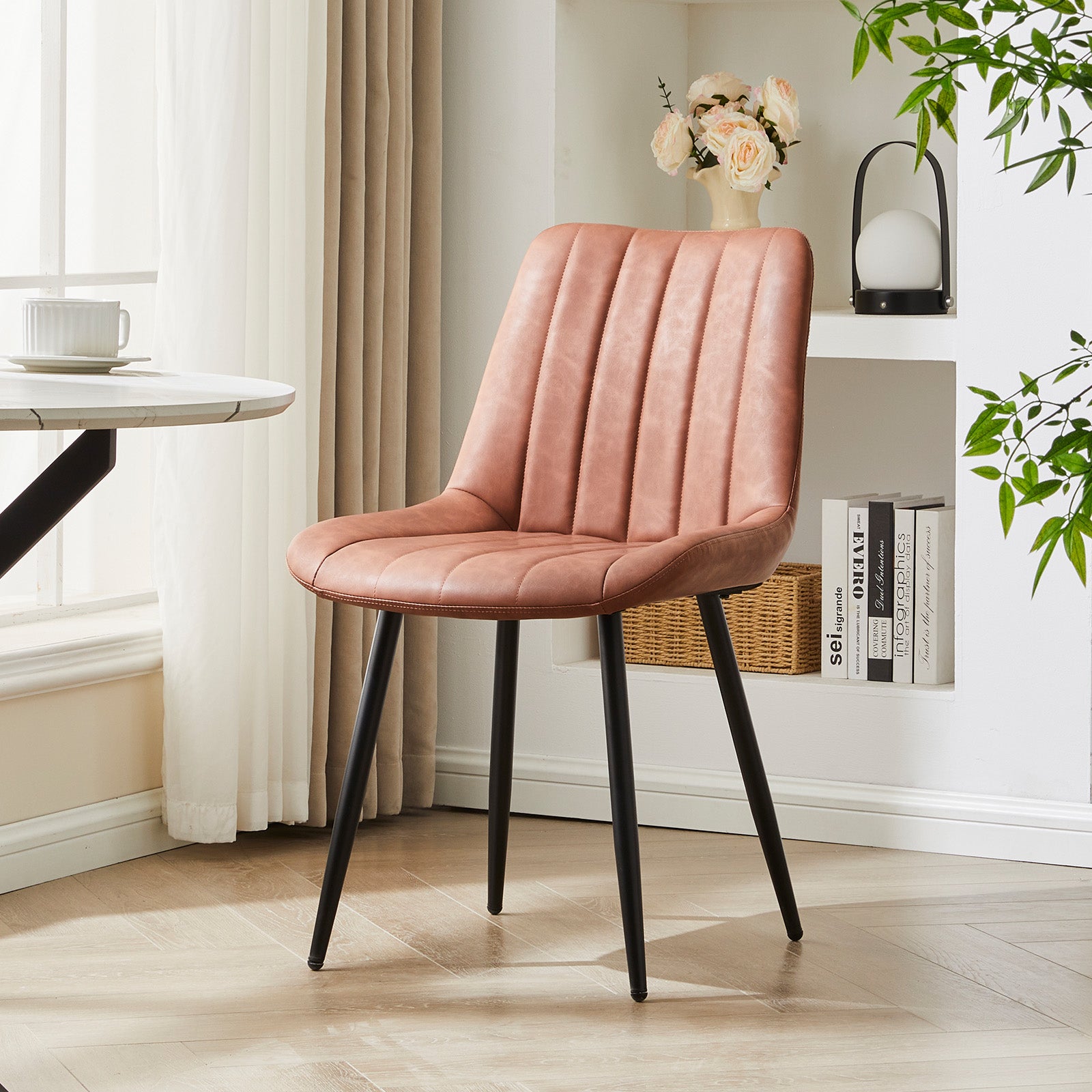 Clair Faux Leather Dining Chairs