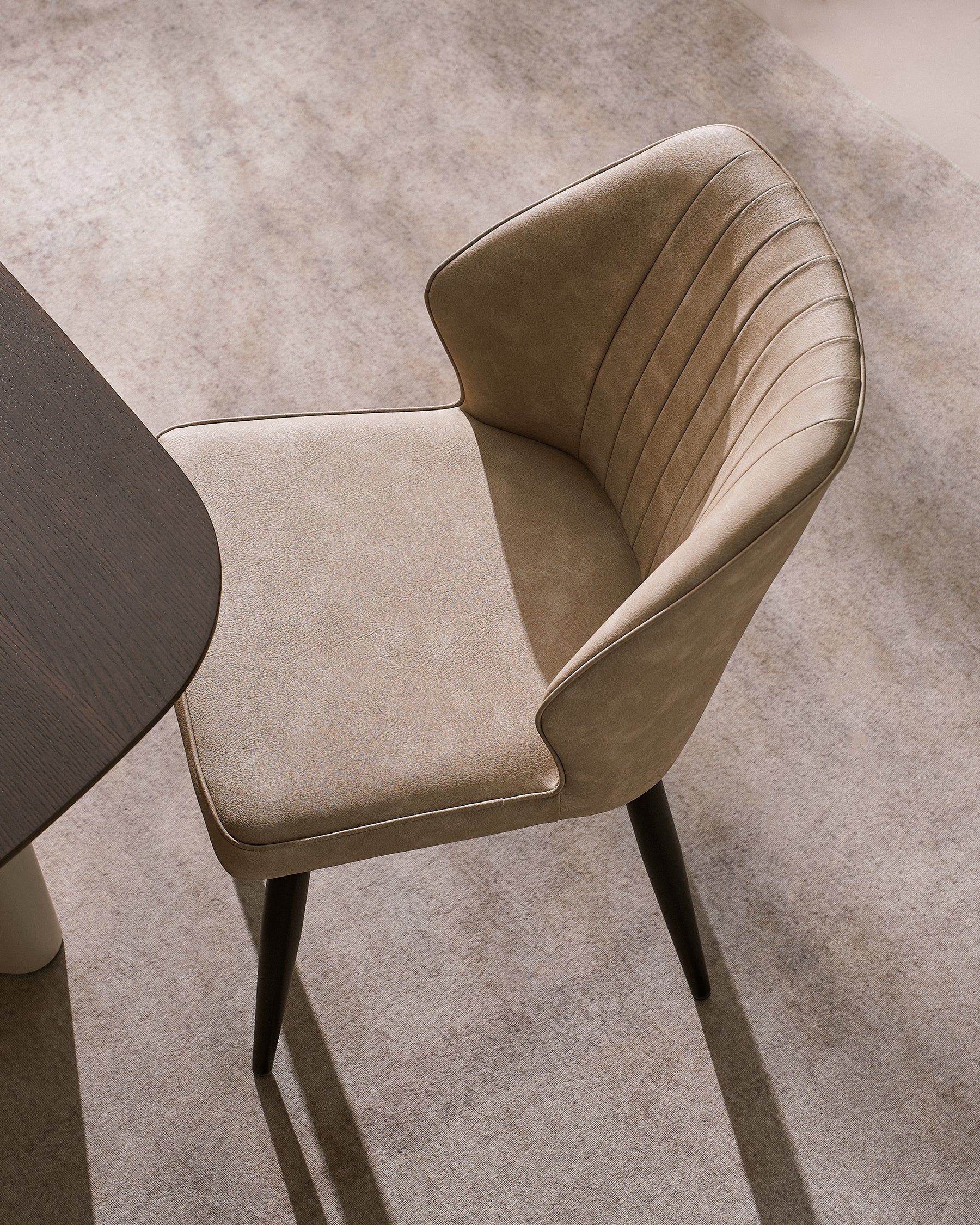 Danforth Faux Leather Dining Chairs
