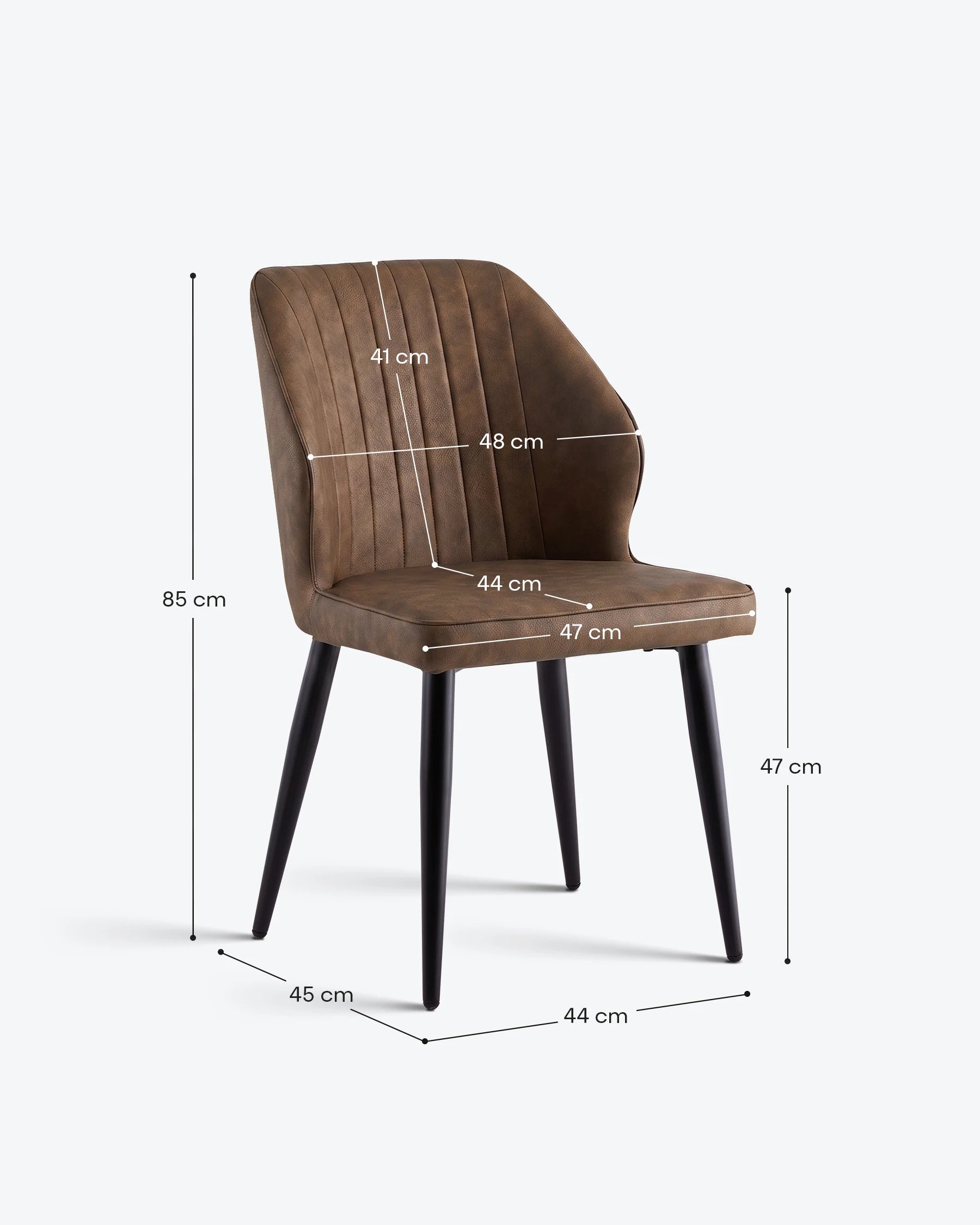 Danforth Faux Leather Dining Chairs