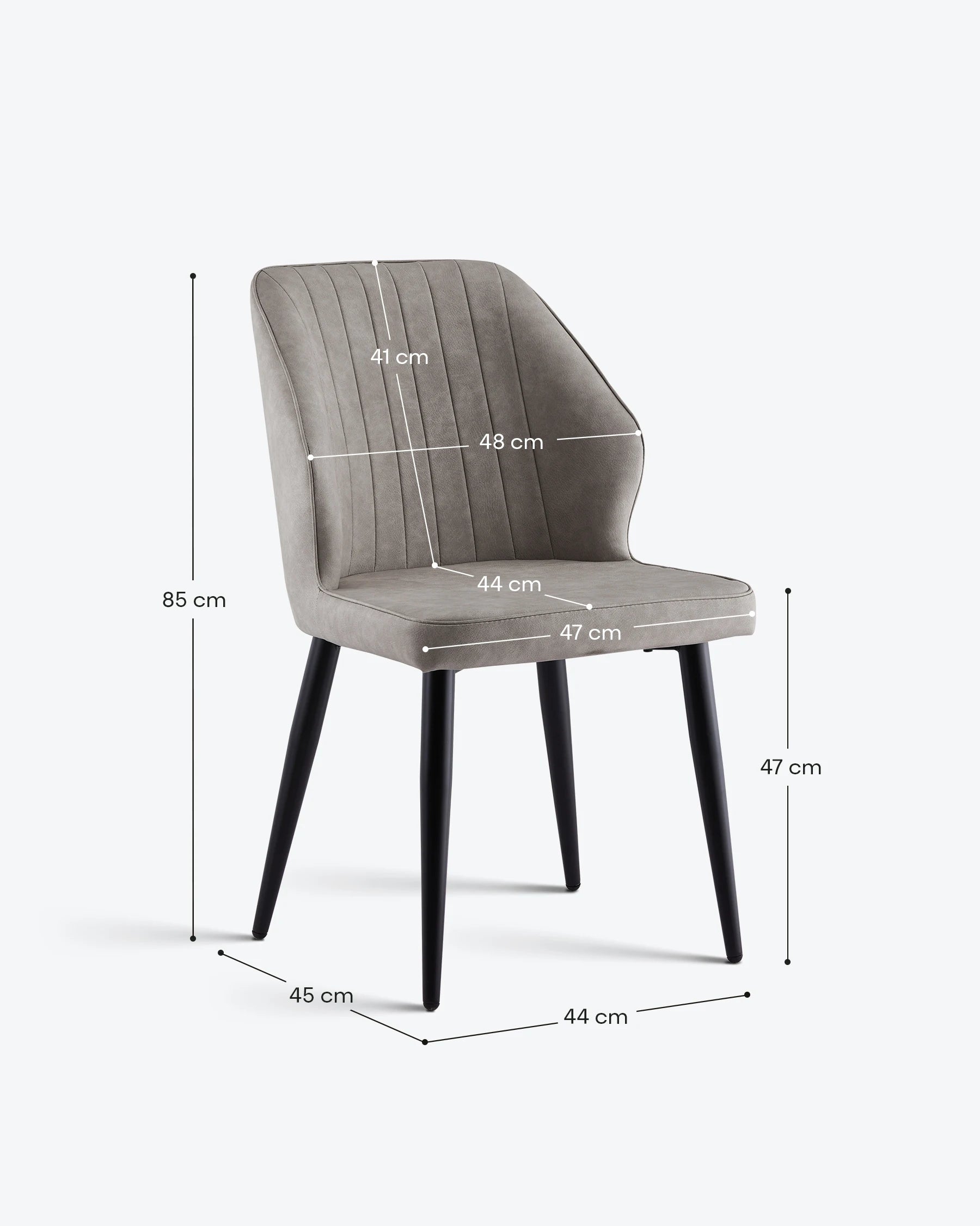 Danforth Faux Leather Dining Chairs