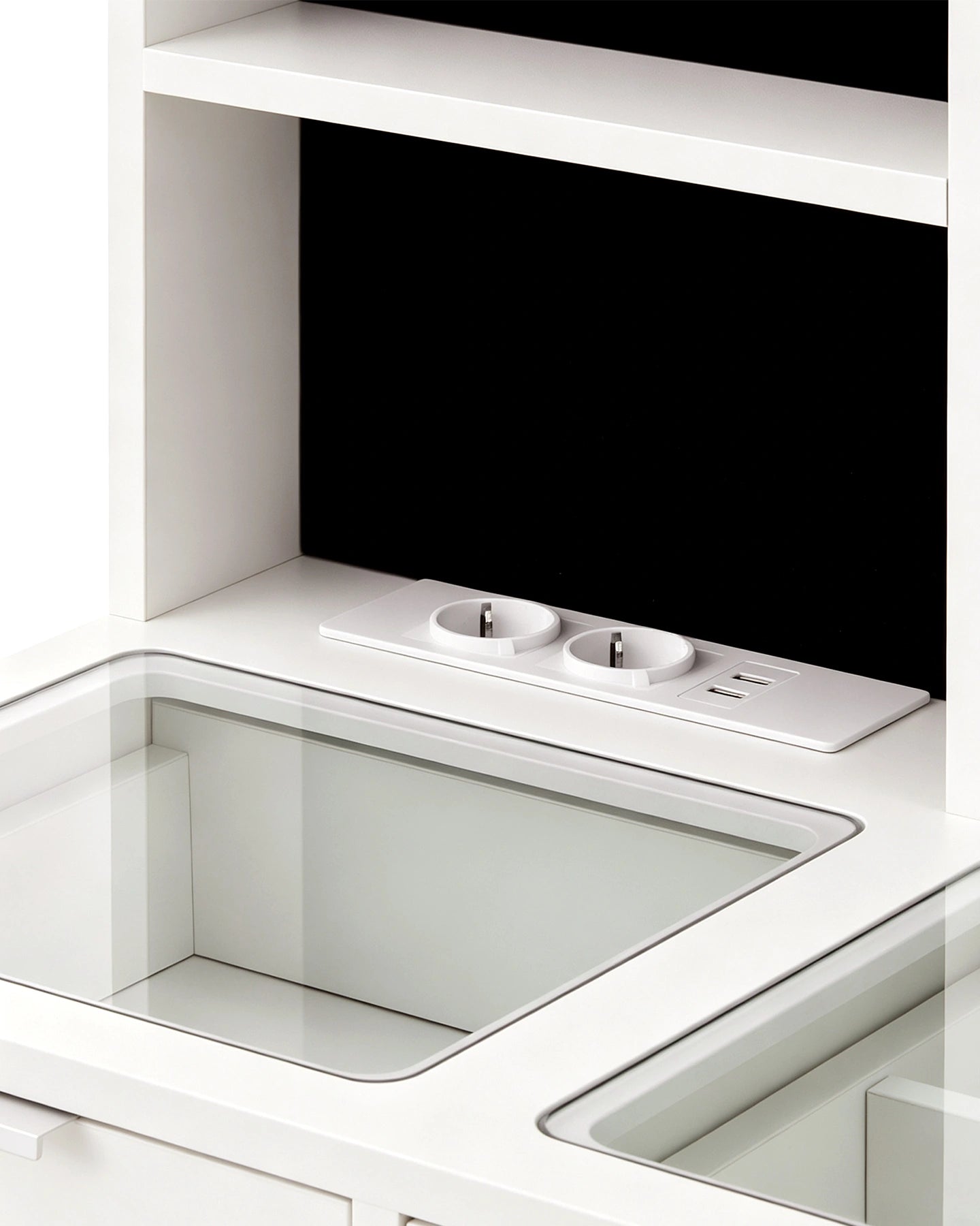 Dorla Dressing Table with Two USB Ports and Two Power Outlets
