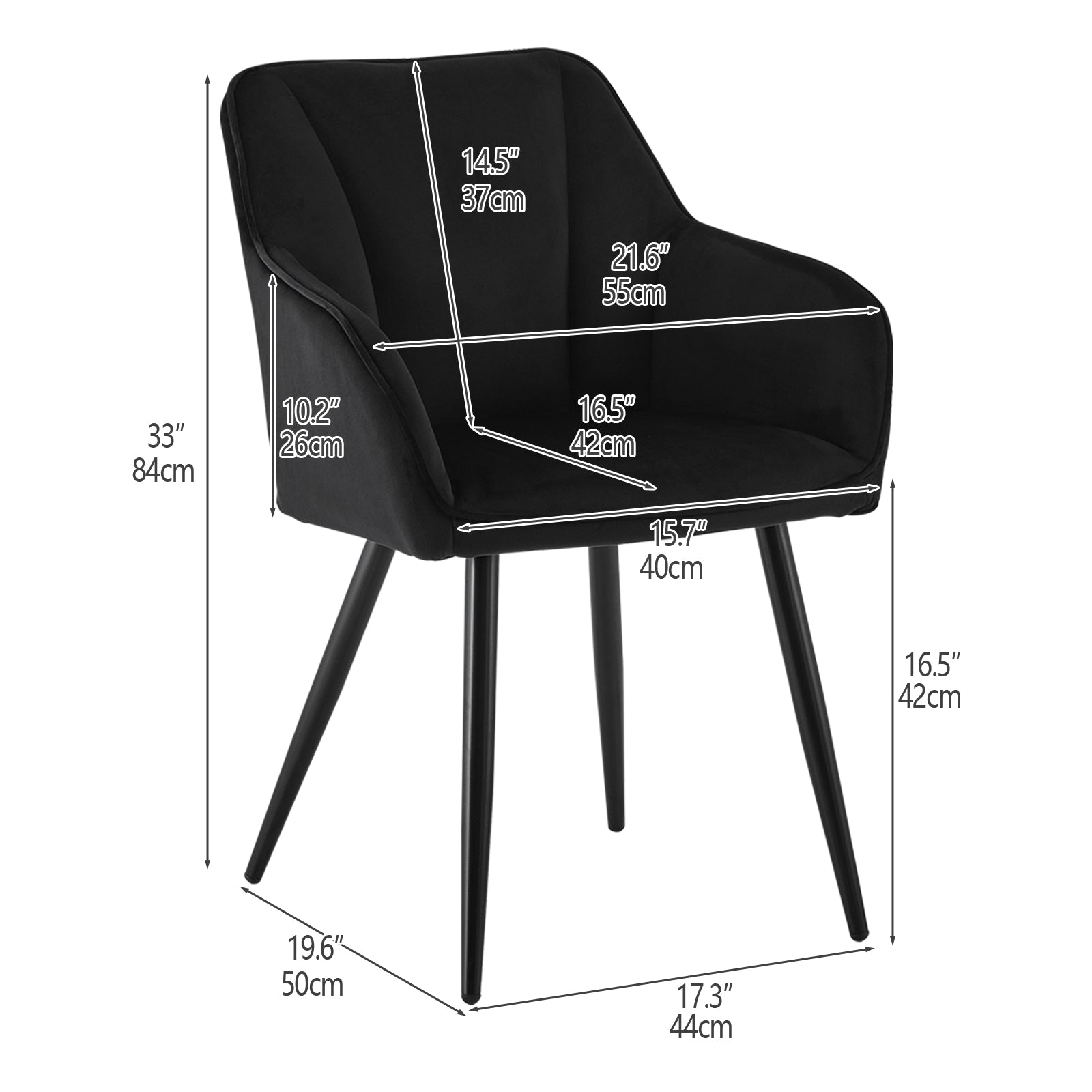 Earven Velvet Dining Chairs