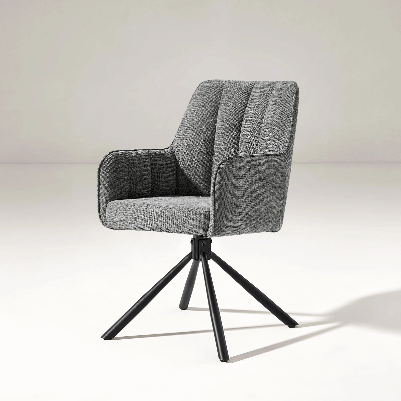 Eloise Linen Blend Swivel Chair