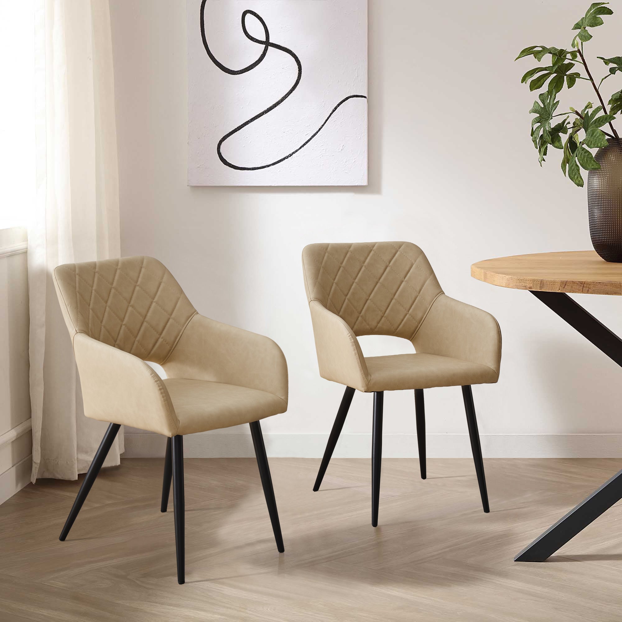 Kieran Faux Leather Dining Chairs