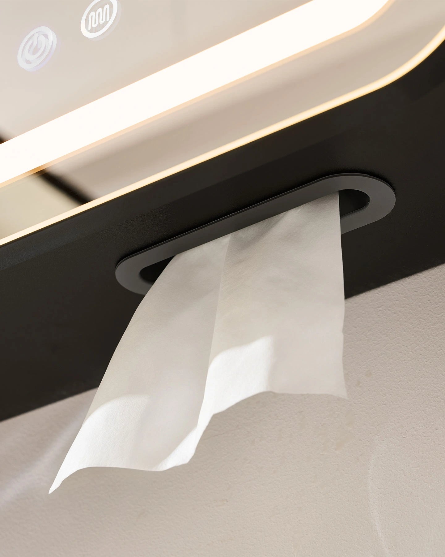 Mira Bathroom Mirror Cabinet with Hidden Tissue Slot