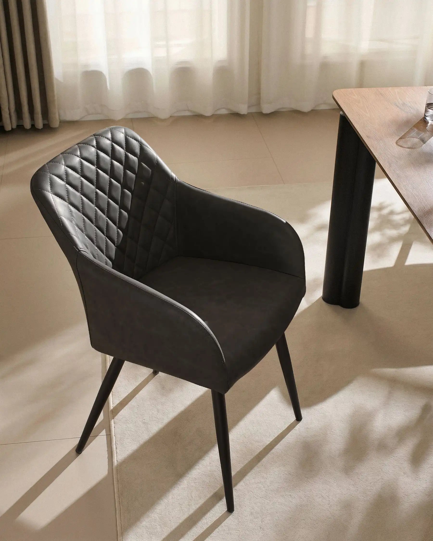 Moree Faux Leather Dining Chairs