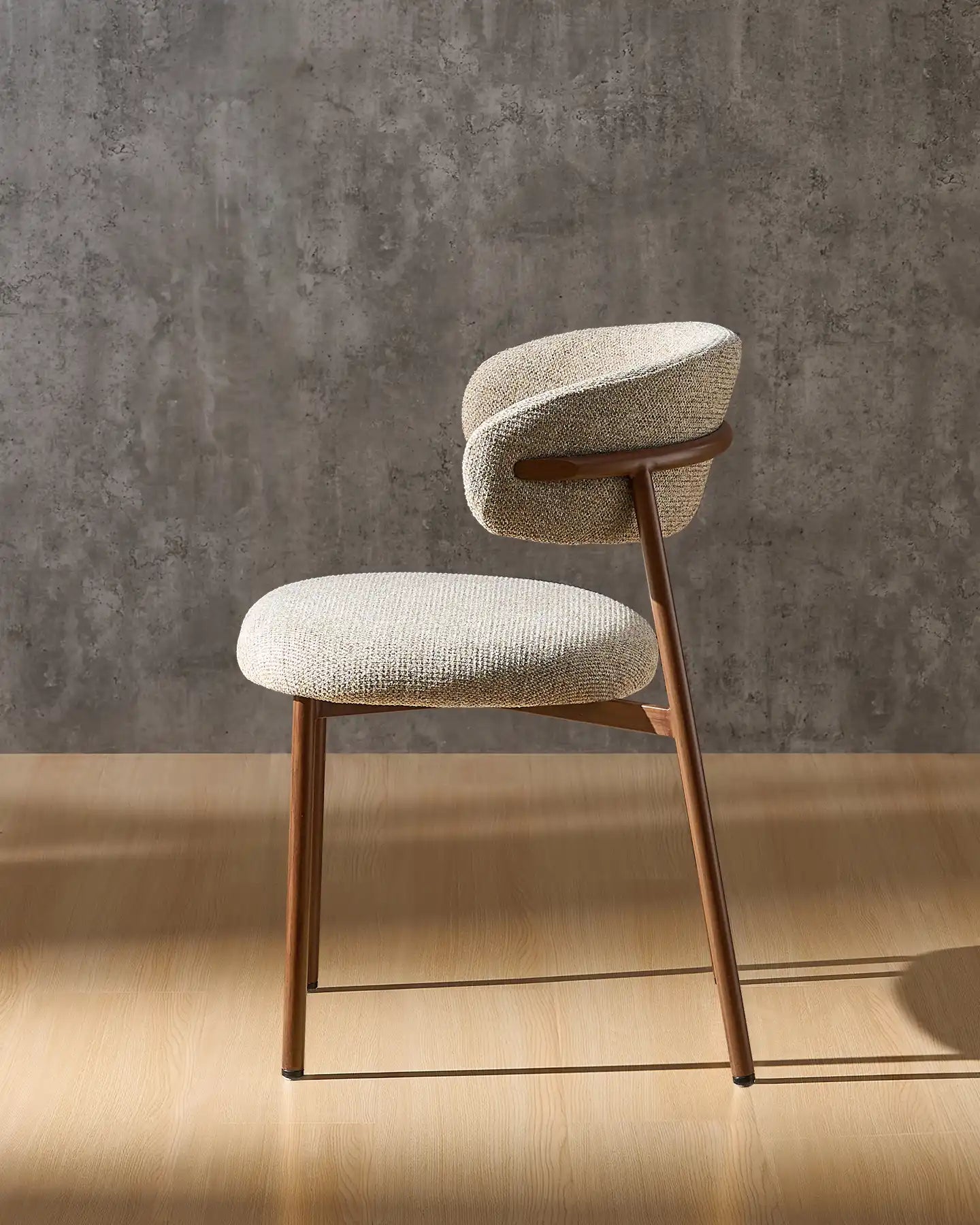 Rowan Taupe Chenille Dining Chairs