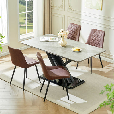 Kair Faux Leather Dining Chairs
