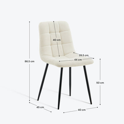 Christie Linen Blend Dining Chairs