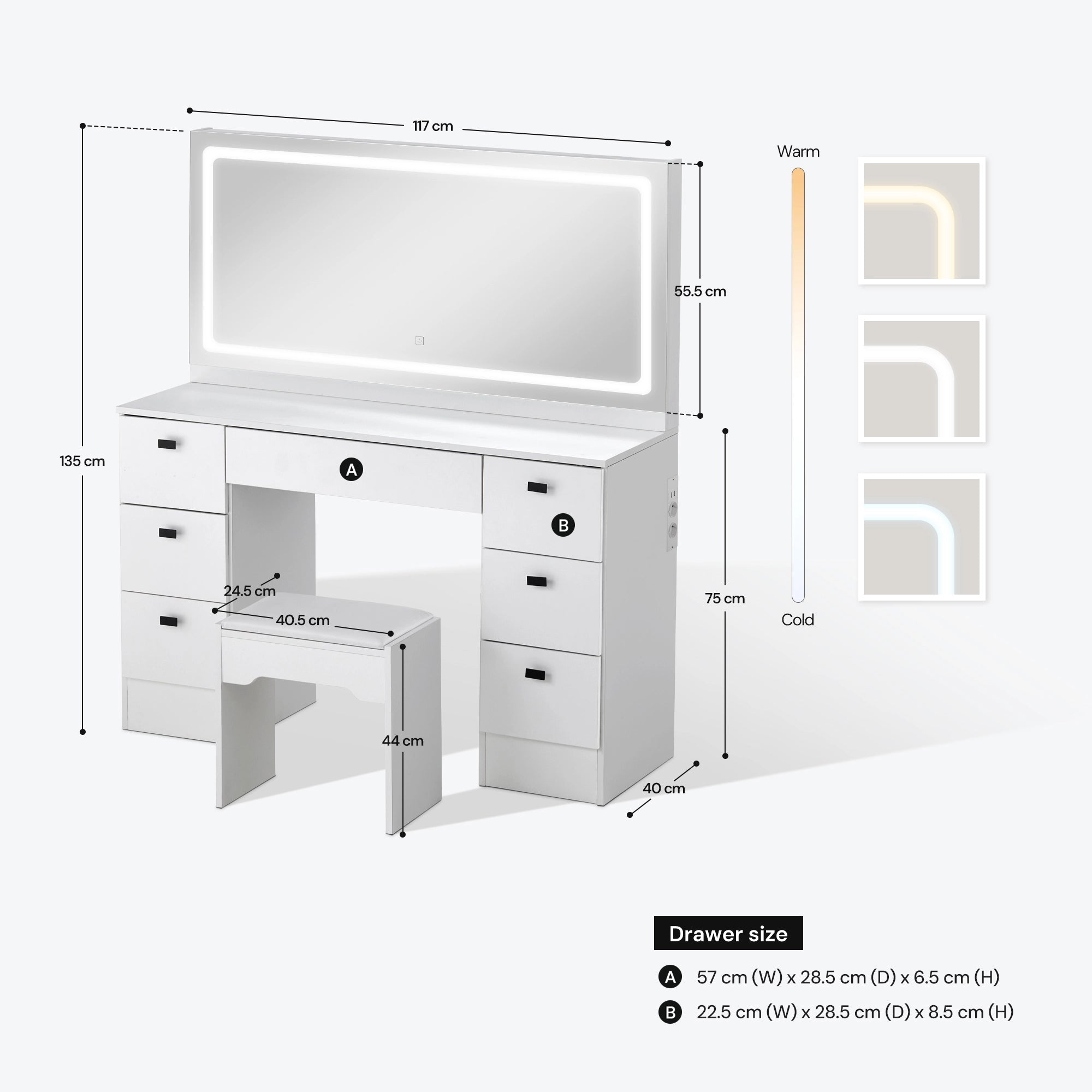 Milianna Dressing Table