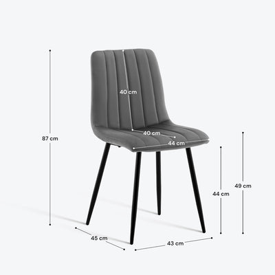 Cummer Velvet Dining Chairs