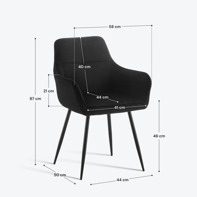 Aven Velvet Dining Chairs