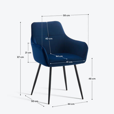 Aven Velvet Dining Chairs