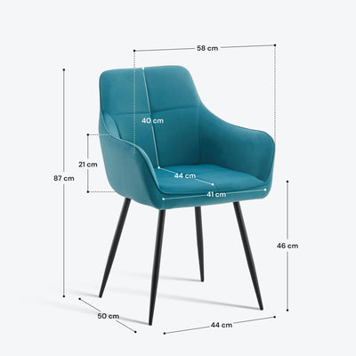 Aven Velvet Dining Chairs