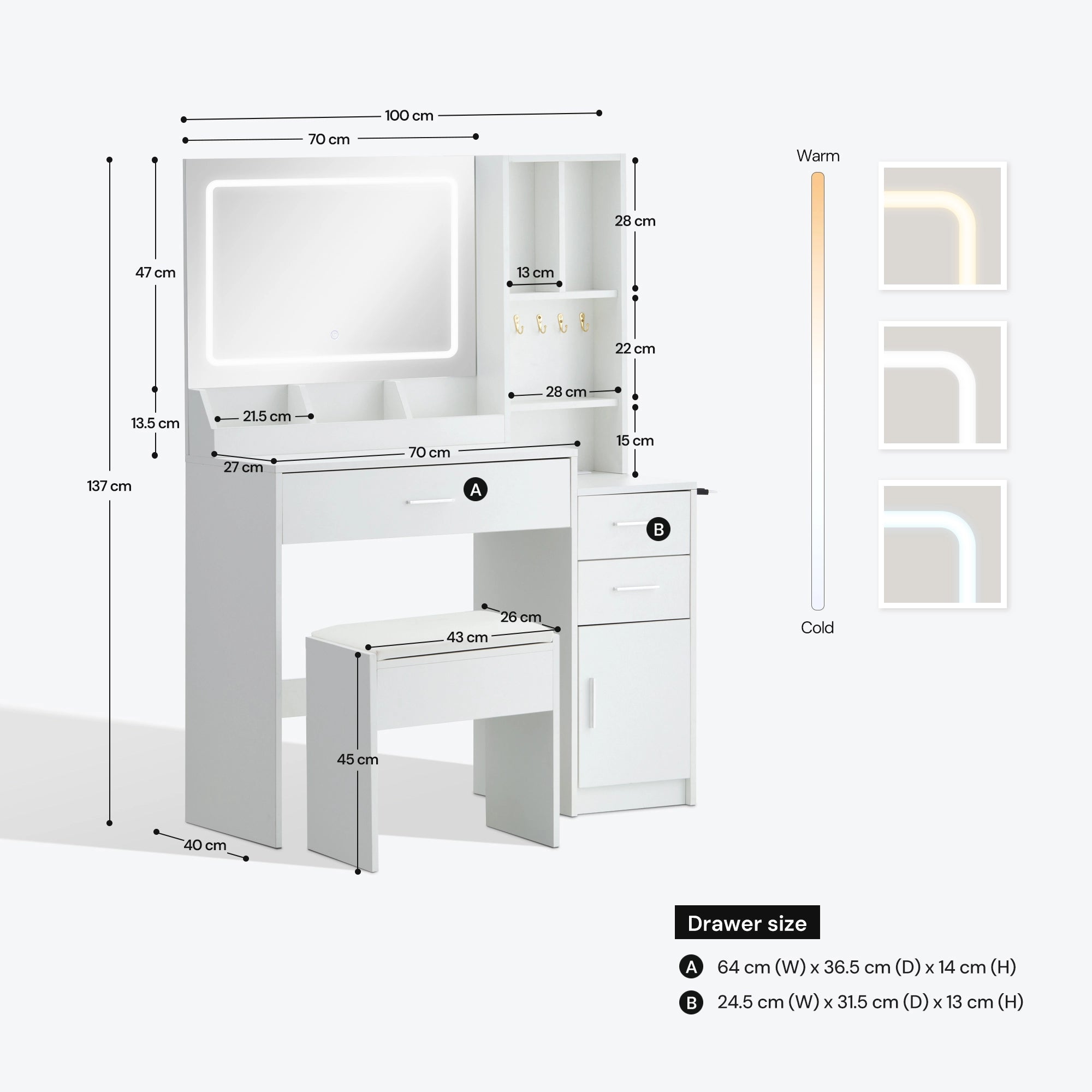 Alina Dressing Table