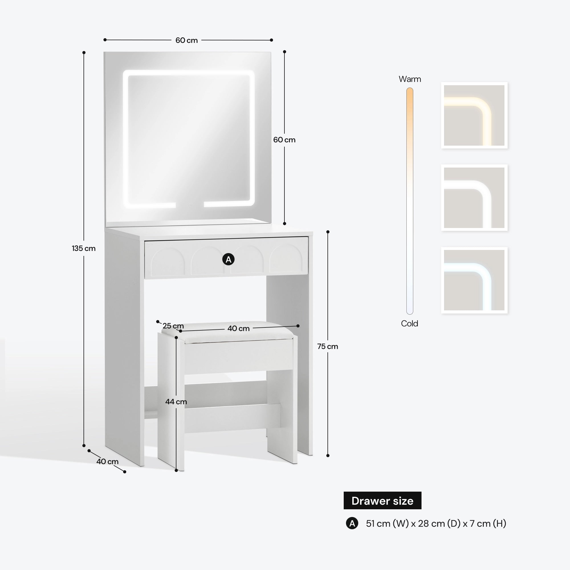 Oslo Dressing Table