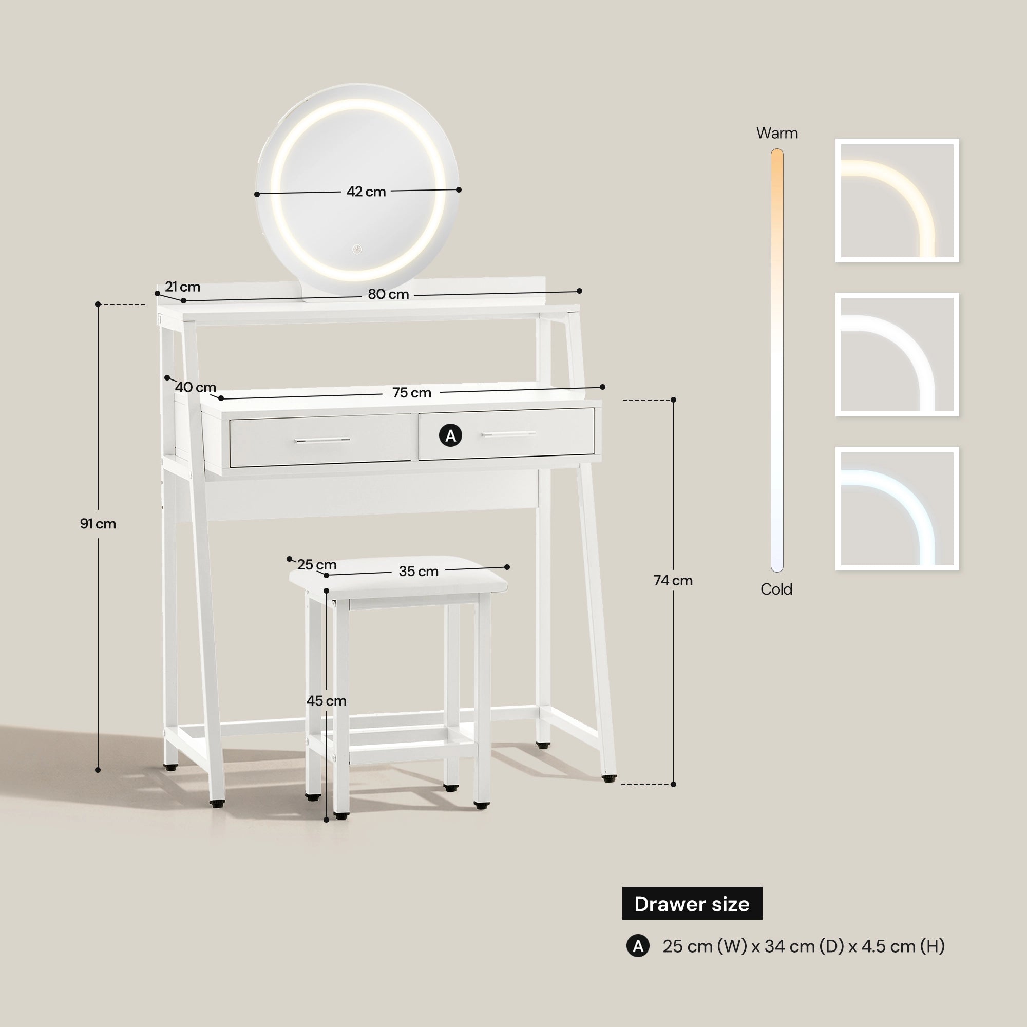 Alvio Dressing Table