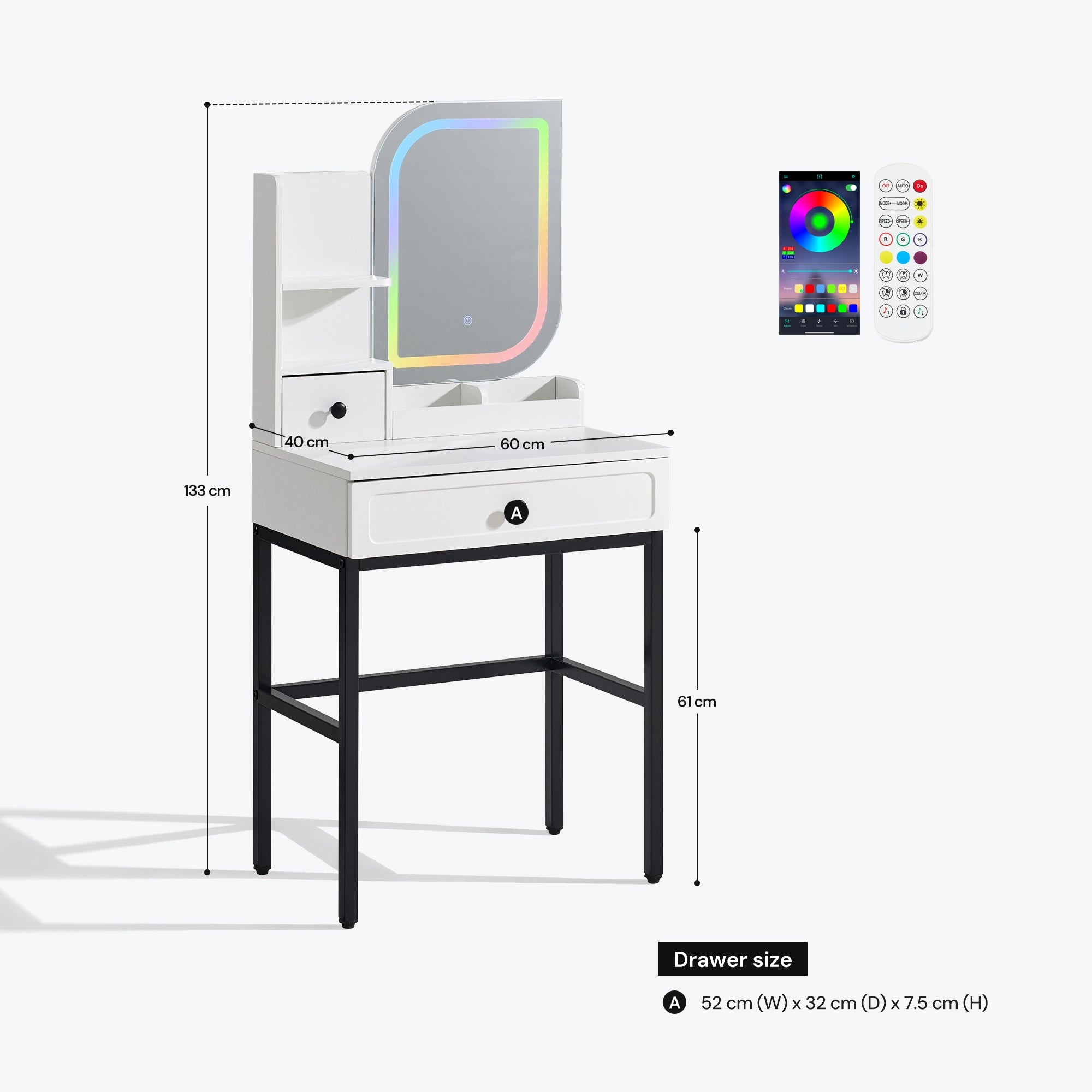 Lumie Dressing Table