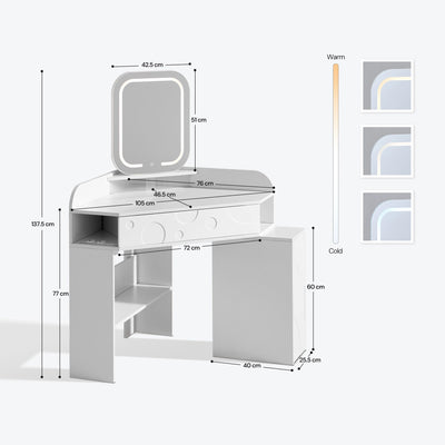 Froma Corner Dressing Table