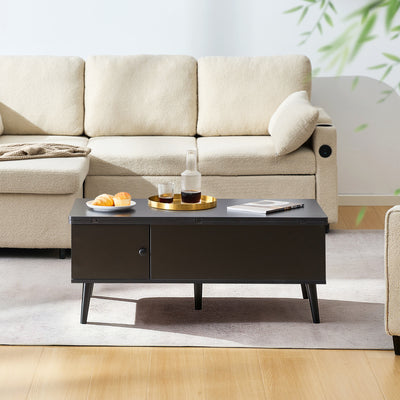 Elna Adjustable Coffee Table with Lift-Top & Storage