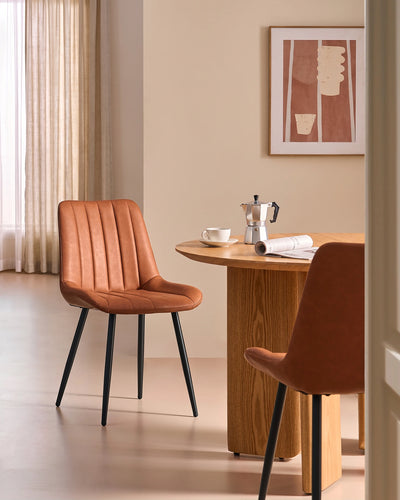 Clair Eetkamerstoelen van Kunstleer