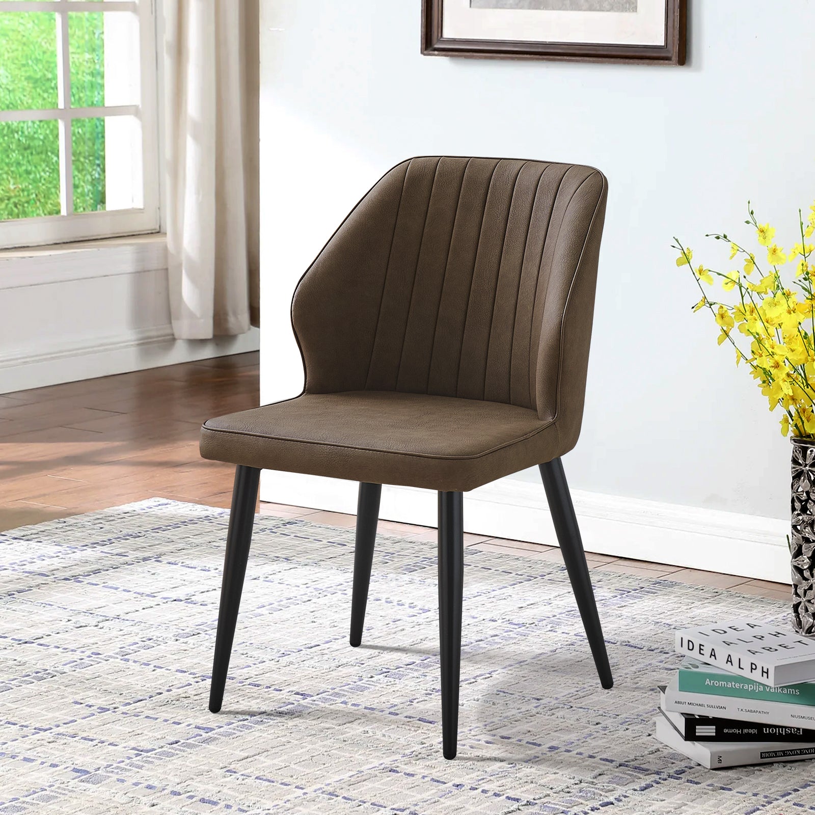 Danforth Faux Leather Dining Chairs