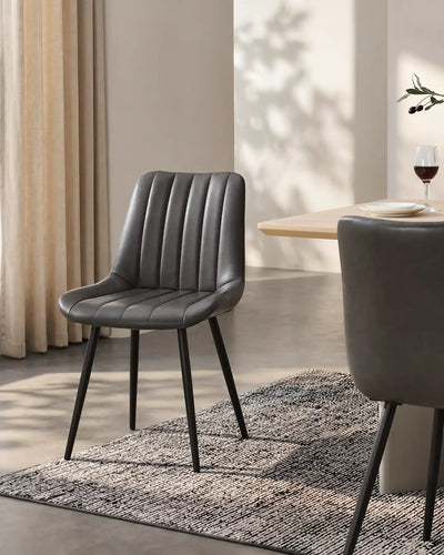Clair Faux Leather Dining Chairs