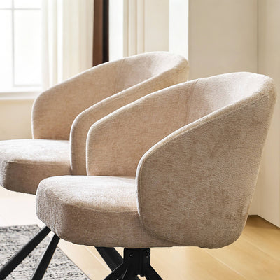 Cleo Chenille Swivel Chair