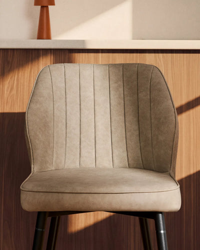 Tabourets de bar Danforth en similicuir, 65 cm
