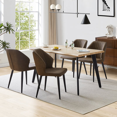 Danforth Faux Leather Dining Chairs