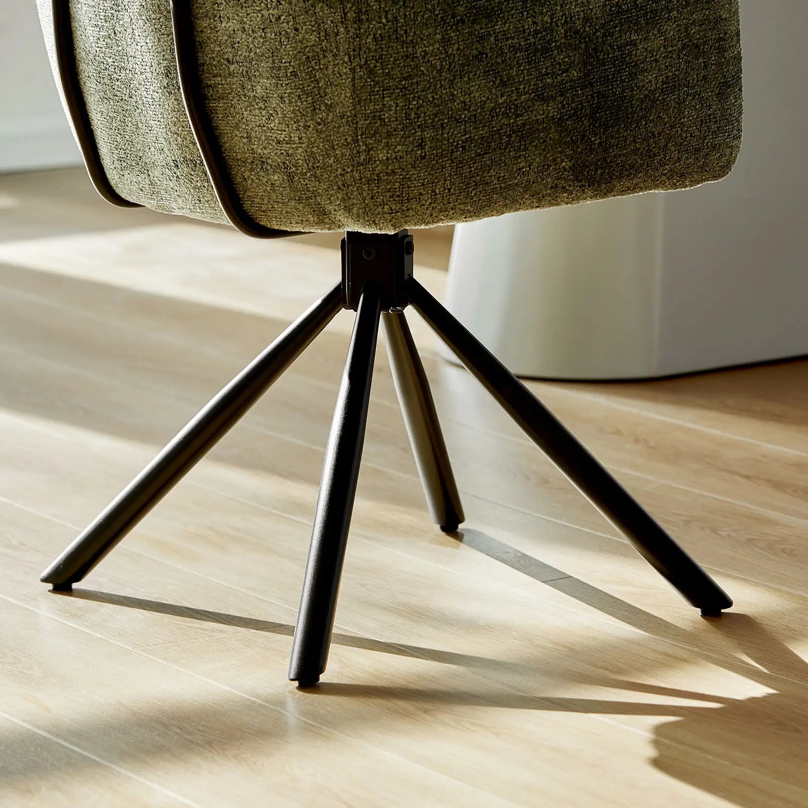 Castoro Chenille Swivel Chair