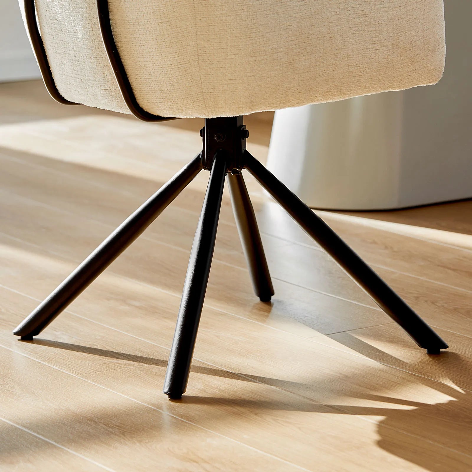 Castoro Chenille Swivel Chair