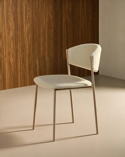Rowan Cream Linen Blend Dining Chairs
